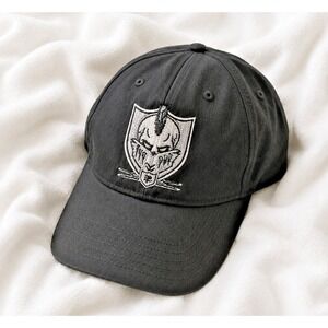 Black Skull Mohawk Flexfit Hat Punk‎ Gothic Embroidered Cap Stretch Fit